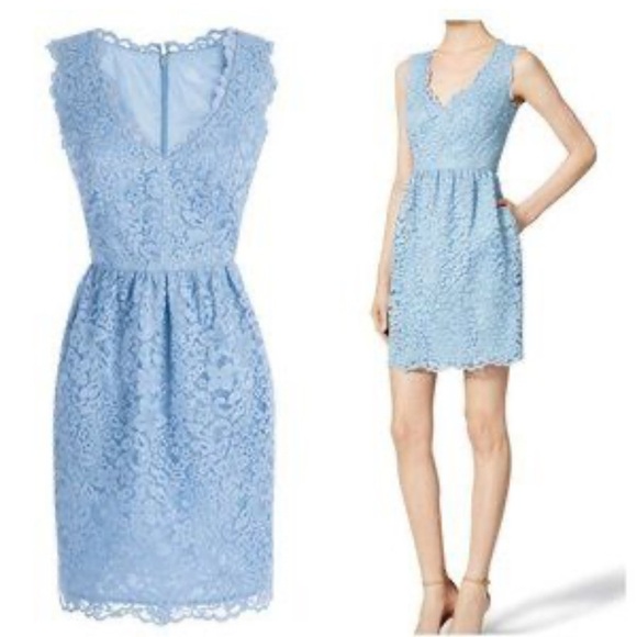 ☀️Shoshanna Sky Blue Lace  Dress - Picture 2 of 3